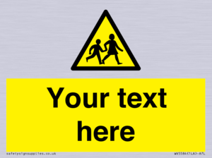 Custom Warning children Sign